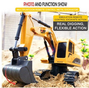 RC 2.4G Excavator BC1027 alloy 6 channel 1:24 scale