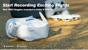 BetaFPV Cetus X RTF BNF Kit ELRS V2 FPV Racing Drone (Betaflight Version)