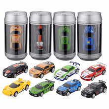 Load image into Gallery viewer, Mini Remote Control Micro Racing Car in Coke Can