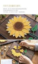 Load image into Gallery viewer, DIY Sunflower Arts & Crafts String Art with LEDs