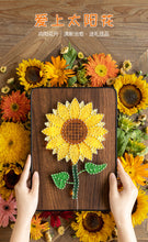 Load image into Gallery viewer, DIY Sunflower Arts & Crafts String Art with LEDs
