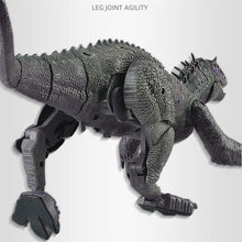 Load image into Gallery viewer, 2.4G RC Walking Dinosaur Blue Raptor / Tyrannosaur Remote Control Jurassic Dinosaur