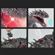 Load image into Gallery viewer, 2.4G RC Walking Dinosaur Blue Raptor / Tyrannosaur Remote Control Jurassic Dinosaur