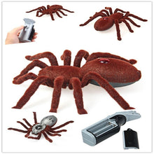Load image into Gallery viewer, Remote Control Spider Soft Scary Plush Creepy Infrared RC Tarantula