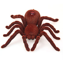 Load image into Gallery viewer, Remote Control Spider Soft Scary Plush Creepy Infrared RC Tarantula