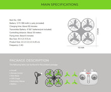 Load image into Gallery viewer, Syma X26 Drone with Obstacle Avoidance Mode altitude hold