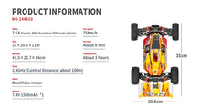 Load image into Gallery viewer, WL Toys 1/14 scale 144010 Brushless 75km/hr RC Buggy 2.4G