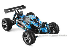 Load image into Gallery viewer, WL Toys 184011 RC Buggy 30km/h Blue 4WD 1:18 scale