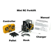 Load image into Gallery viewer, Mini RC Forklift Scale 1:64 (Phone control via Bluetooth or Controller)