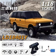 Load image into Gallery viewer, LDRC LD18401 &amp; LD18401 PRO 4WD brushless motor 8 - 15km/h 1:18 scale