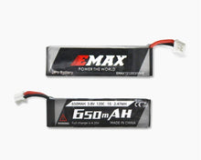 Load image into Gallery viewer, Emax Tinyhawk Indoor FPV Racing Drone Spare Part 1S 120C HV 650mah Lipo Battery (1 piece)