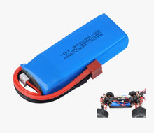 Load image into Gallery viewer, 7.4V 3000mah WL 104072 60km Lipo battery Deans connector