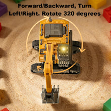 Load image into Gallery viewer, 1:64 scale mini RC Excavator 11 ch (with controller and App control)