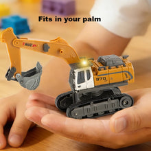 Load image into Gallery viewer, 1:64 scale mini RC Excavator 11 ch (with controller and App control)