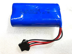 7.4V 800mah Lipo Battery 4 pin Black connector for Scania 1501 Truck 770 D