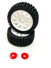 Load image into Gallery viewer, MJX spare parts 1415A2 1415B2 Rubber Tires (set of 2) for MJX 14302 / 14303 / 14304