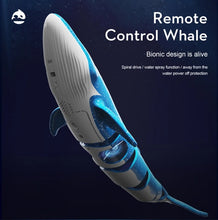 Load image into Gallery viewer, Mini RC Water Spraying and Diving Whale for pool use