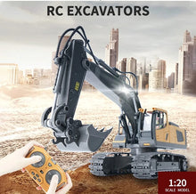 Load image into Gallery viewer, Eborui BC1043 RC Excavator 1:20 scale 11 channel 2.4G