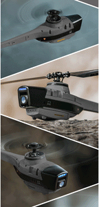 C128 Sentry 4 channel Flybarless RC Helicopter Black-Hornet with 1080P HD camera Optical Flow