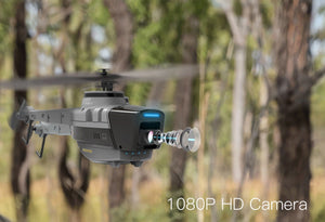 C128 Sentry 4 channel Flybarless RC Helicopter Black-Hornet with 1080P HD camera Optical Flow