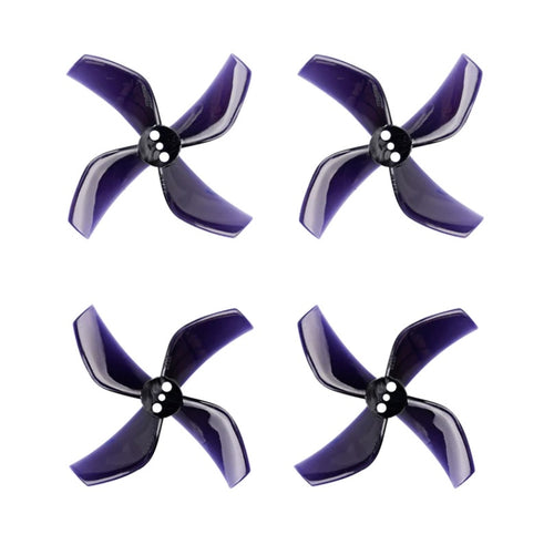 Gemfan 2020 4-Blade Propellers 1.5mm Shaft for BetaFPV Cetus X (Set of 4) Black