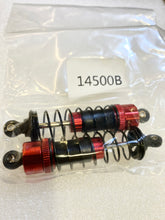Load image into Gallery viewer, MJX spare part no. 14500B Front Oil Filled Shock Absorbers 2 pcs for MJX 14209 14210 RC Truck
