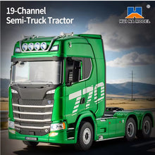 Load image into Gallery viewer, Huina RC 1501 Scania 770S 1:18 with RC Platform Semi Trailer 1502 2.4GHz (Red)