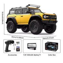 Load image into Gallery viewer, HB-R1601 R1602 Ford Bronco RC Crawler 10km/h 4WD 2.4G 10km/h
