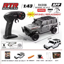Load image into Gallery viewer, HBToys R4305 R4308 RC Car 1:43 scale 2.4G Proportional 4WD