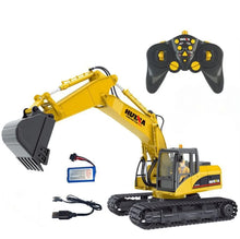 Load image into Gallery viewer, Huina RC 2.4G Excavator 1535 15 channel Die cast 1/14 scale