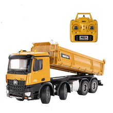 Load image into Gallery viewer, 1:14 Huina 1536 RC Dump Truck scale 8 wheeler 2.4G
