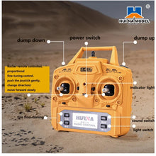 Load image into Gallery viewer, 1:14 Huina 1536 RC Dump Truck scale 8 wheeler 2.4G
