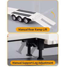 Load image into Gallery viewer, HuiNa Model 1/64 RC Flatbed Tractor Truck 9900 12 Channel Proportional 4WD
