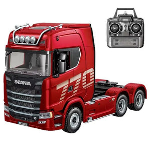 Huina RC 1501 Scania 770S 1:18 with RC Platform Semi Trailer 1502