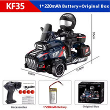 Load image into Gallery viewer, KF35 RC 1:43 Three Wheel RC Car Drifting Motorcycle 2.4G 15km/h