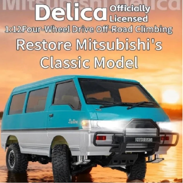 LDRC 1296 1/12 Scale Mit Delica RC Van Dual-Speed 4WD 15km/h ...