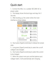 Load image into Gallery viewer, ToolkitRC M4AC Multifunctional Balance Charger for 1-4s Lipo, Ni-cd, Li-ion batteries XT60