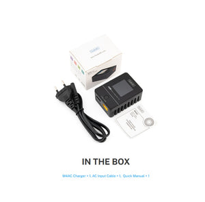 ToolkitRC M4AC Multifunctional Balance Charger for 1-4s Lipo, Ni-cd, Li-ion batteries XT60