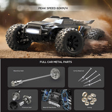 Load image into Gallery viewer, MJX Hypergo 12212 60km/h 1/12 scale Brushless RC Truck 3s lipo