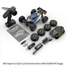 Load image into Gallery viewer, MJX Hyper Go 16213 1/16 Scale Brushless 4WD 42KM/H RC Buggy