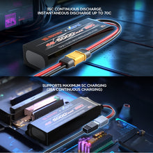 Load image into Gallery viewer, MJX 4s 14.8V 5000mah lipo battery XT60 connector for MJX 7303 / 7304