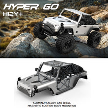 Load image into Gallery viewer, MJX Hyper Go H12Y+ 1/12 Scale RC Crawler Aluminum Shell, Silver