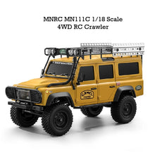 Load image into Gallery viewer, MN111C 1:18 scale 4WD RC Crawler Full Proportional 3km/h