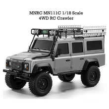 Load image into Gallery viewer, MN111C 1:18 scale 4WD RC Crawler Full Proportional 3km/h