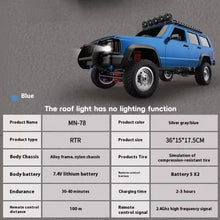 Load image into Gallery viewer, MN78 1:12 Scale RC Crawler 2.4G 4WD Jeep Cherokee 8km/h