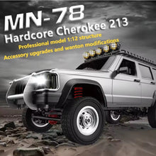 Load image into Gallery viewer, MN78 1:12 Scale RC Crawler 2.4G 4WD Jeep Cherokee 8km/h