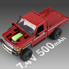 Load image into Gallery viewer, MN82 RC Toyota Land Cruiser 2.4G 4WD 1/12 Scale Licensed Full Proportional Pickup Truck