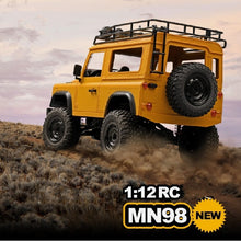 Load image into Gallery viewer, MN MODEL MN98 V2 Land Rover Defender RC Car  1/12 2.4Ghz 4WD