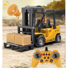 Load image into Gallery viewer, 1/24 scale RC Mini Forklift 10 channel with lights, sound &amp; smoke