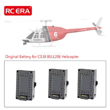 Load image into Gallery viewer, 7.4V 350mAh LiPo Battery for C138 BELL 206 Helicopter (1pc) D